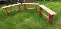 Rustic Wooden Bench Seat – Handmade Reclaimed Wood Entryway & Dining Bench