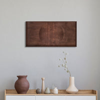 Handmade 3D Wood Wall Art – Rustic Wooden Wall Decor, Geometric Wall Hanging & Housewarming Gift